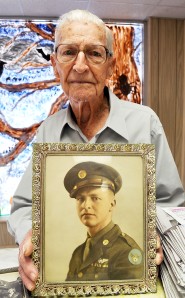 Matt Naber photo World War II veteran Staff Sergeant Carl Mattheijetz of Three Rivers was awarded several medals while serving in the US Air Force, including the Medal of Honor and the Distinguished Flying Cross.